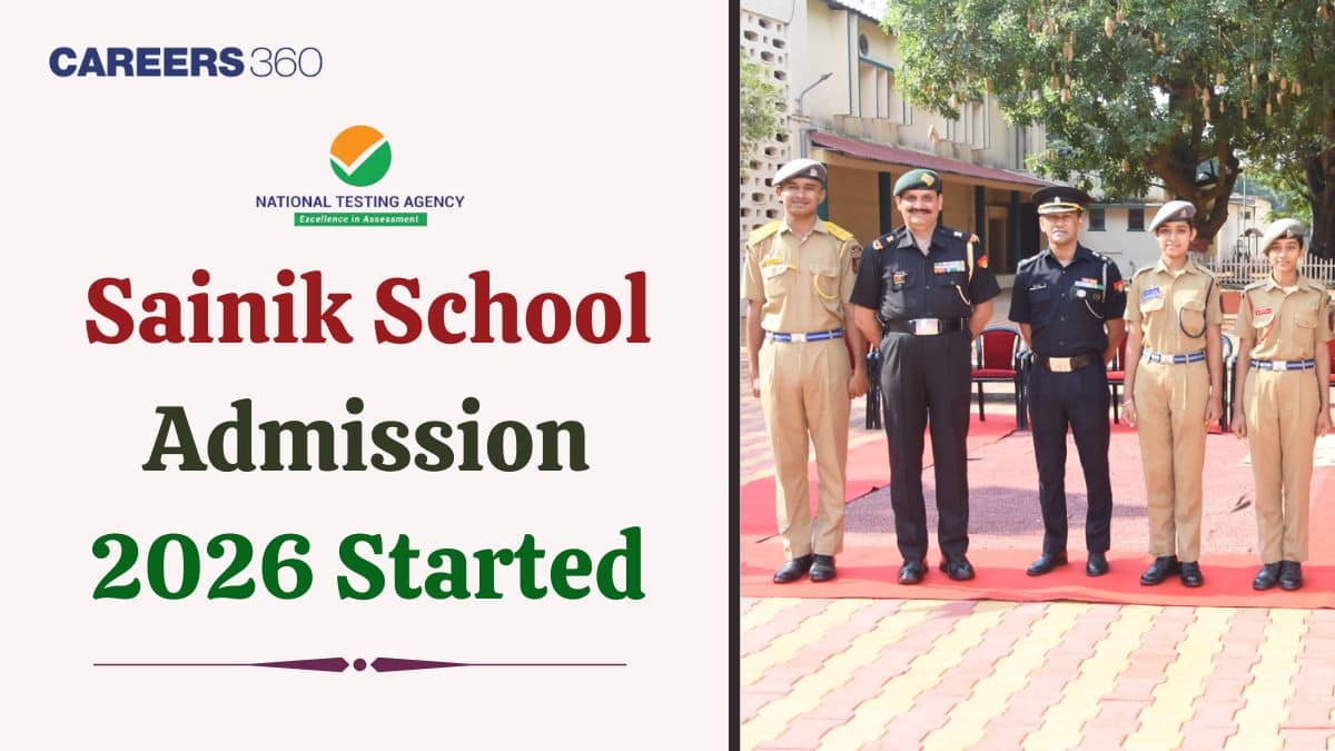 Sainik School Admission Online Application 2026 Started - Apply Online, Dates, Eligibility
